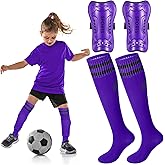 Syhood Soccer Shin Guards and Socks for Toddler Kids Youth, Lightweight Soccer Shin Pads Protective Defender Gear for 3-5, 5-10, 10-15 Years Old Children Teen Boys Girls Sports Game