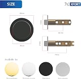 XFORT Tulip Entrance Knob Set Satin Chrome for Internal Doors view 4