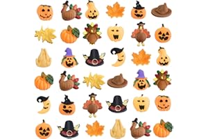 Holydeck 36 Pcs Thanksgiving Mochi Squishy Toys,Mini Cute Squeeze Toy Stress Reliever Anxiety Packs for Kid Party Favors,Thanksgiving Miniature(Thanksgiving)