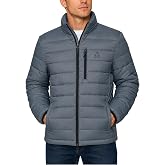 Gerry Puffer Jacket Men - Lightweight Warmth, Quilted Packable Winter Coat | Packable design, ideal for travel, commuting, and outdoor layering; zippered chest and hand pockets