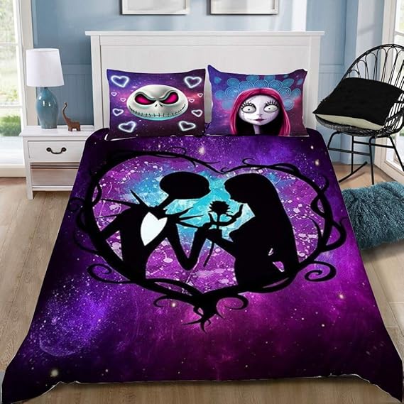 Amazon Com Nightmare Before Christmas 3d Bedding Sets