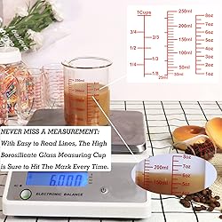 Ackers High Borosilicate Glass Measuring Cup Set