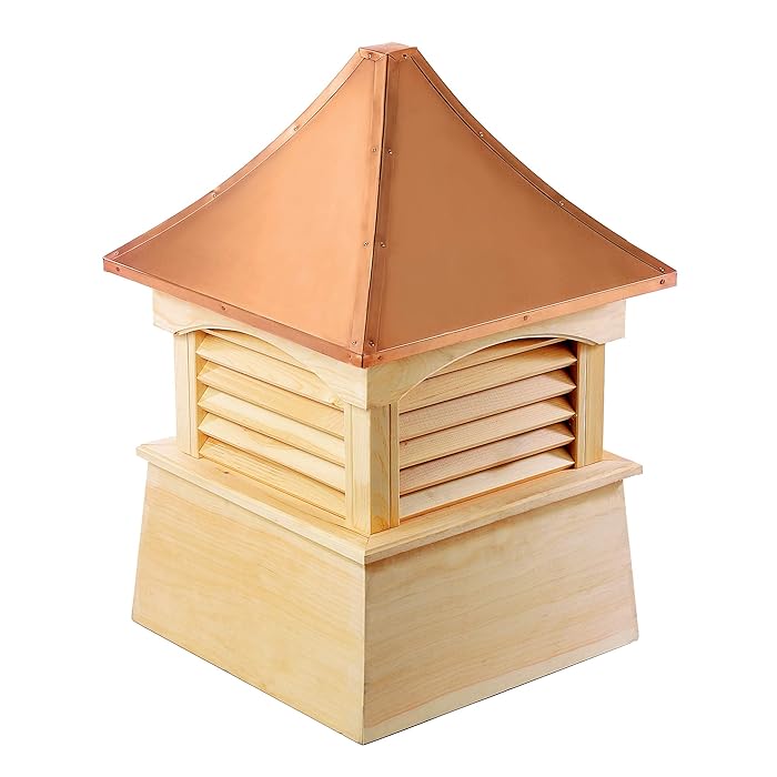 Buy Good Directions Coventry Louvered Cupola with Pure Copper Roof