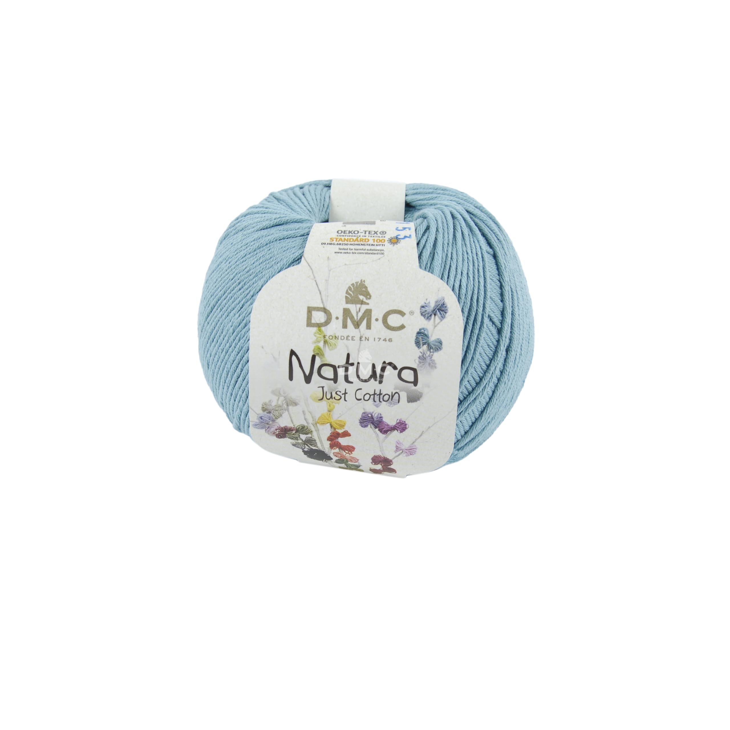 DMC Natura Yarn, 100% Cotton, Aguamarina (N25), 50g — image 1