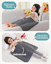 Topblan 2 lb Weighted Blanket, 19" x 21" Weighted