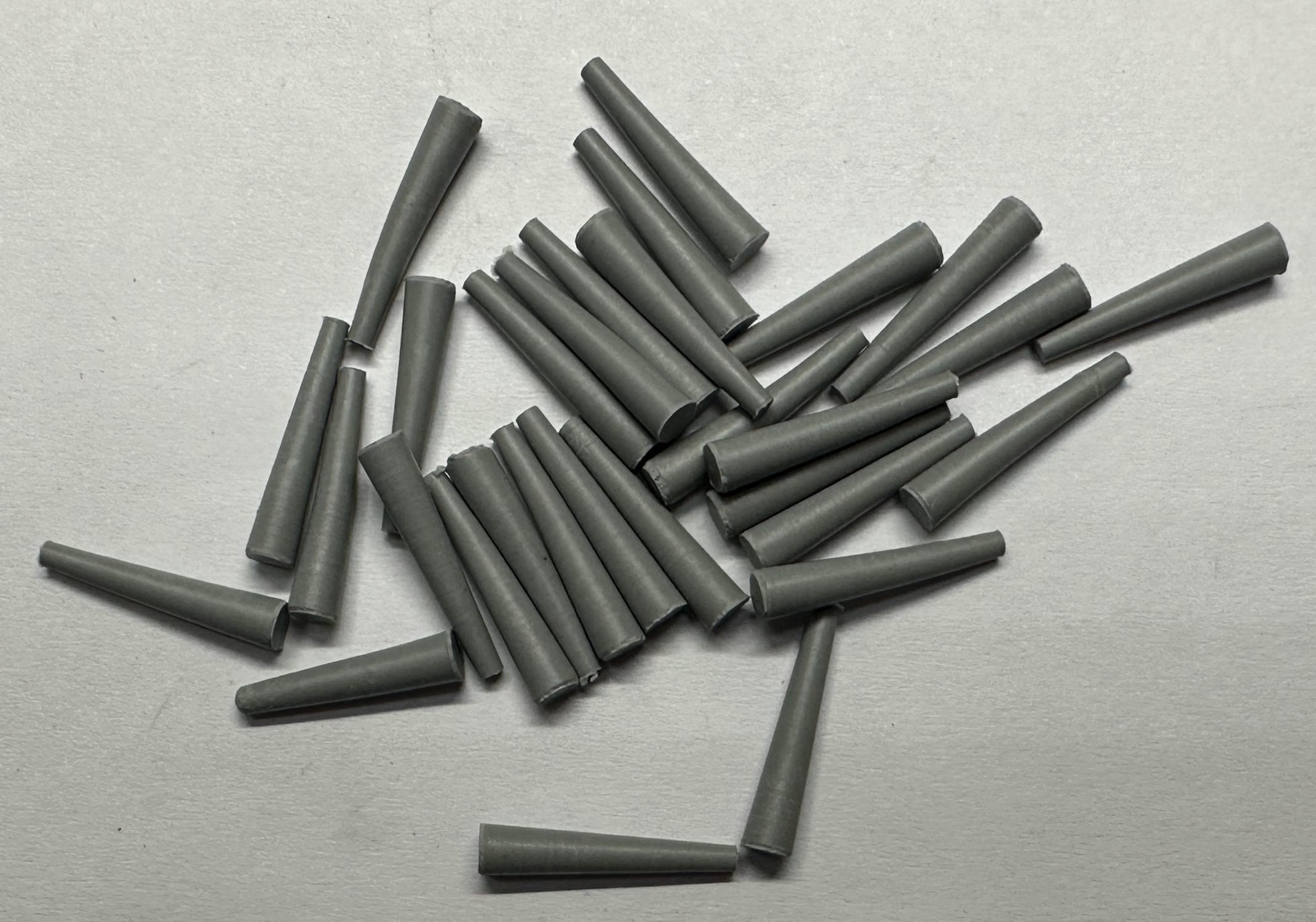 dexierp Protection Force Stopper Plug For 1/16" 1-2 mm Hole (Pack of 250) tube Bottle Openning 0-80 UNF 2-64 UNF M1 M2 Thread Nut Paint Masking Reusable Silicone Rubber — image 1