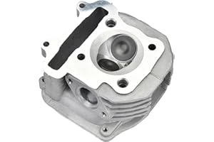 GOOFIT 57.4mm Cylinder Head Assembly Valve with GY6 150cc Chinese 152QMI 157QMJ ATV Quad Installed Scooter Moped Parts