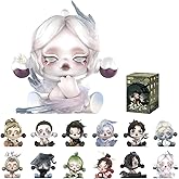 POP MART SKULLPANDA The Ink Plum Blossom Series Figures, SKULLPANDA Blind Box Figures, Random Design Action Figures Collectible Toys Home Decorations, Holiday Birthday Gifts, Single Box