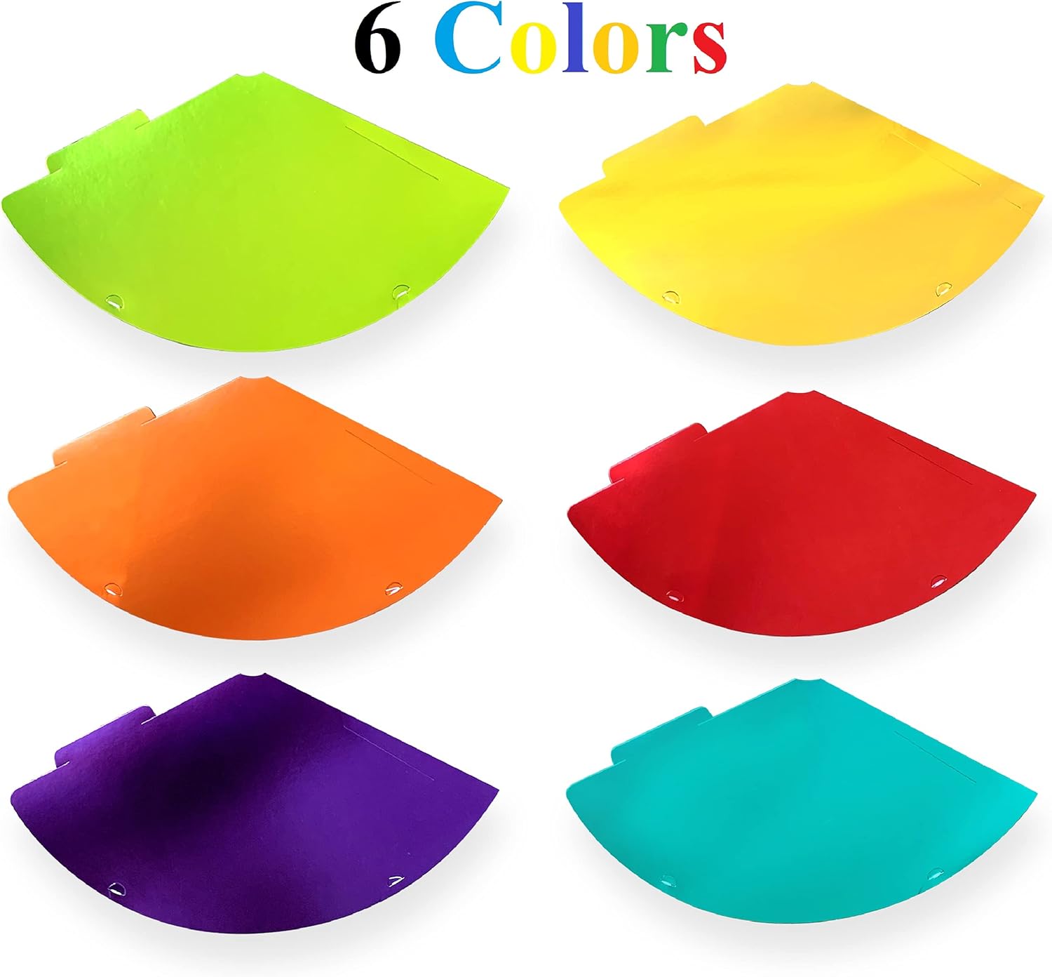 Tytroy 12 Assorted Solid Color Prints Metallic Cone Birthday Party Hats: Clothing