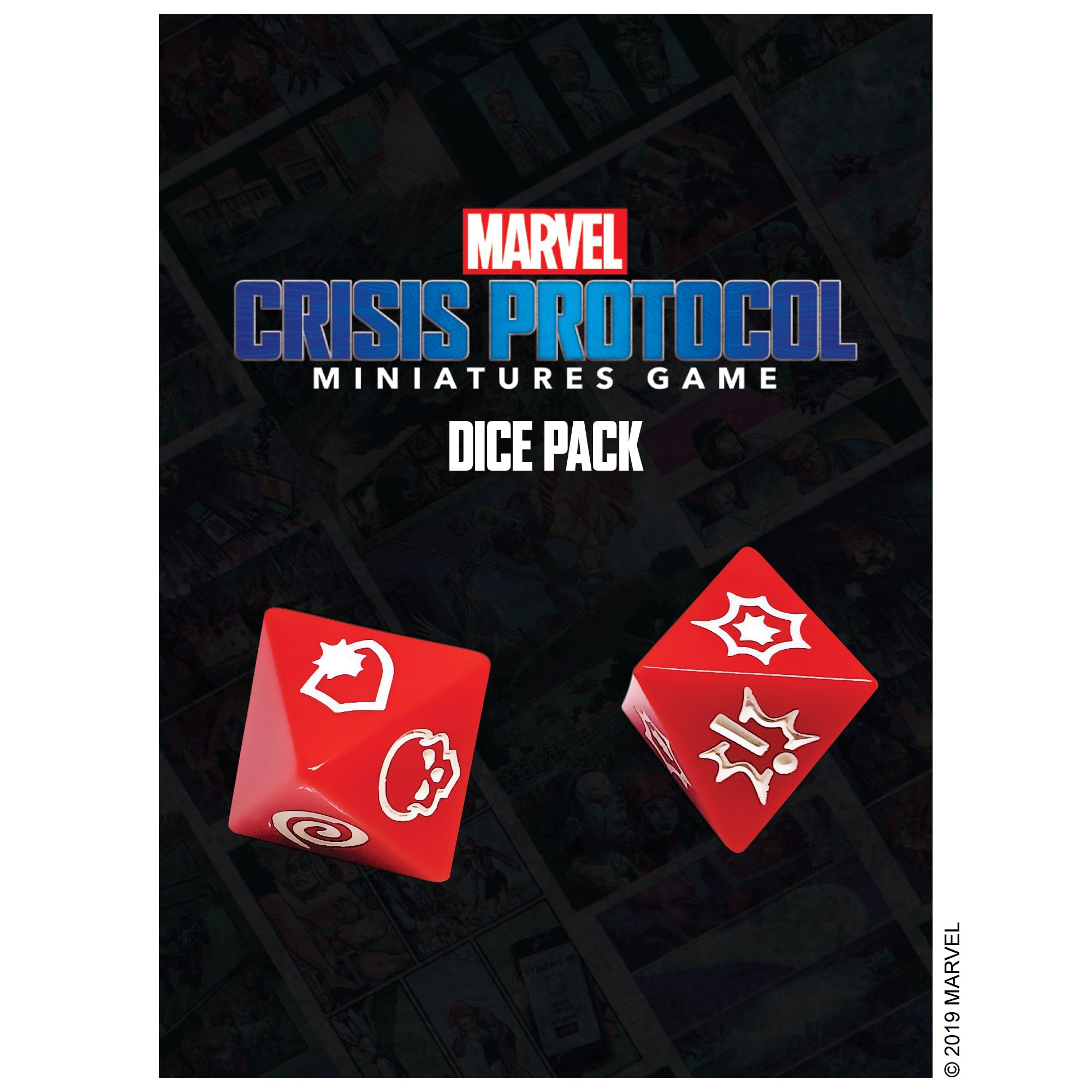 Atomic Mass Games | Marvel Crisis Protocol: Accessory: Dice Pack | Miniatures Game | Ages 10+ | 2+ Players | 45 Minutes Playing Time