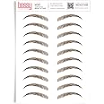 Brows by Bossy Studio & Co Temporary Eyebrow Tattoos Waterproof Eyebrow Stickers, False Tattoos Hair Like Peel Off Instant Transfer Brow curved brown