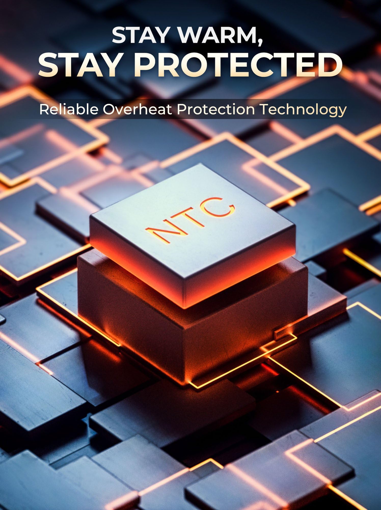 ORORO Men's Lightweight Heated Vest with USB-C Rechargeable Battery, Puffer Classic Heating Vest