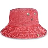 Hot Summer Bucket Hat - Trendy Cotton Sun Hat for Beach, Golf, Fishing - Fun Outdoor Vacation Boonie for Men and Women