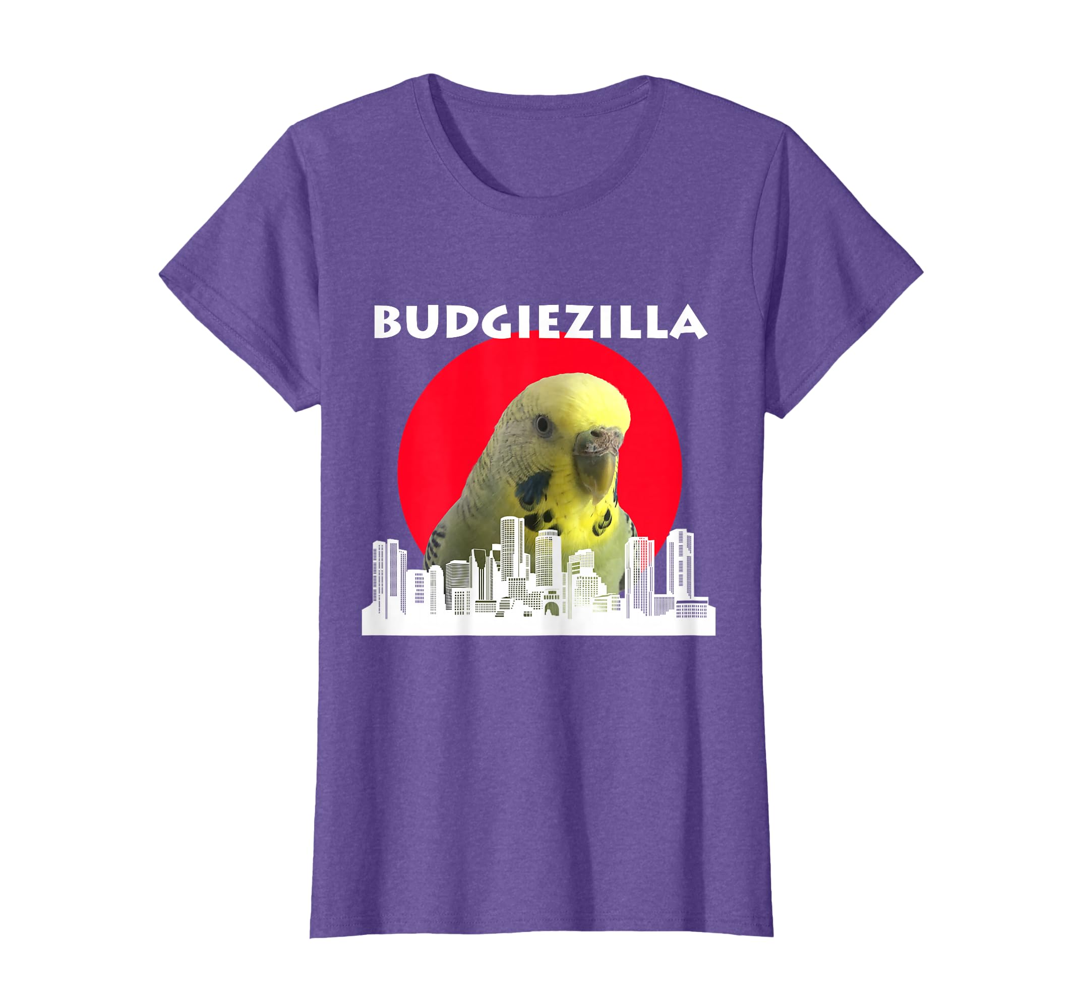 Budgiezilla Bird Budgie Parakeet Pet Animal Love T-Shirt