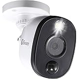 Swann Indoor/Outdoor Home Security Camera, 1080p PIR Bullet Cam with Motion Sensor Spotlight, Infrared Night Vision, Thermal 