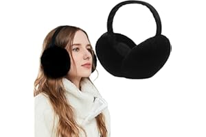 Eyegla Womens Ear Muffs Adjustable Winter Earmuffs Fuzzy Ear Warmers