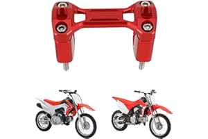 USTPO Motorcycle Handlebar Mount Clamp Risers1 1/8" Triple Tree Bar Mount with Risers for CRF 110 CRF110F CRF110 CRF 110F 201