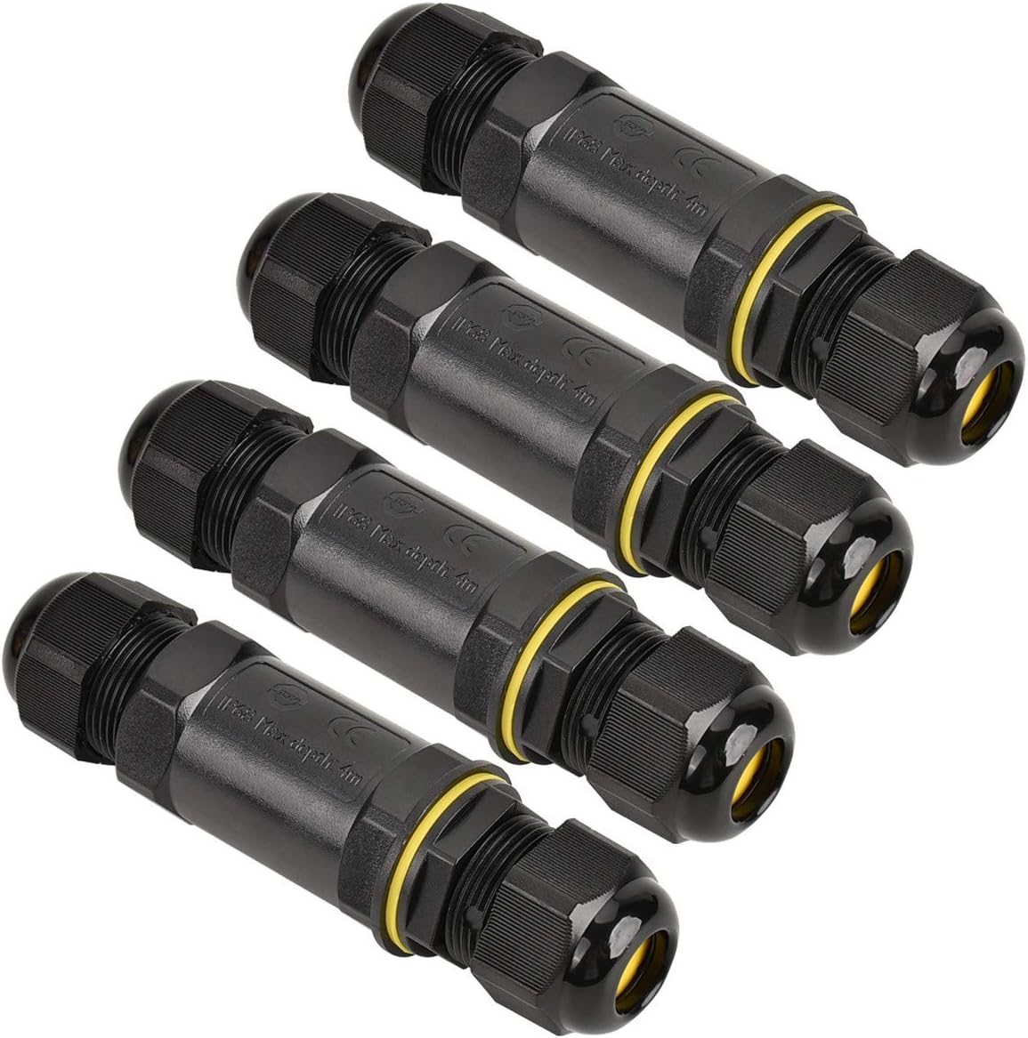 Scatola Di Giunzione Esterna IP68 Impermeabile - 3 Vie, Per Cavi 6-11 Mm, Con Attacco Rapido M25 (2 Pezzi) - Foto 11