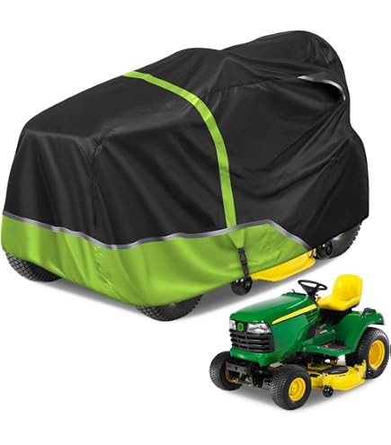 Funda De Cubierta Para Cortacésped O Tractor - Verde, Hasta 62 Pulgadas, North East Harbor