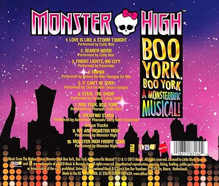 songs from monster high boo york