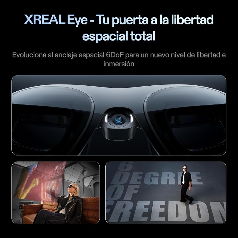 One Pro AR Gafas con Chip X1,Pantalla HD 171" y 120 Hz, Nativo 3DoF