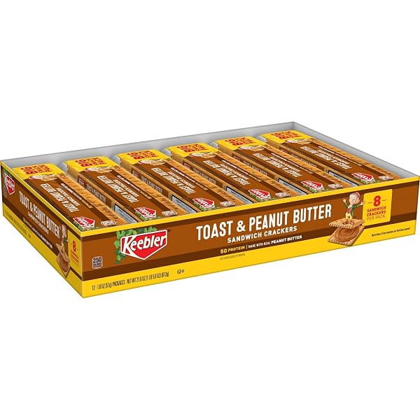 KEEBLER® SANDWICH CRACKERS, TOAST AND PEANUT BUTTER, 1.8...