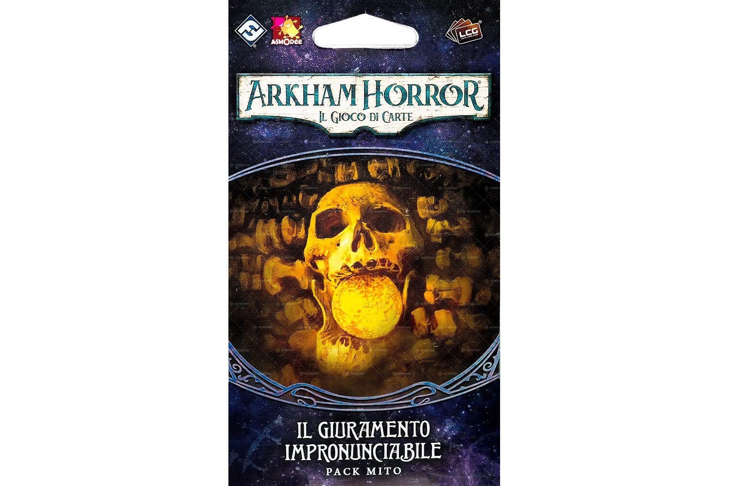 Asmodee - Arkham Horror The Card Game: The Impronunciable Oath - Card Game Expansion, Italian Edition