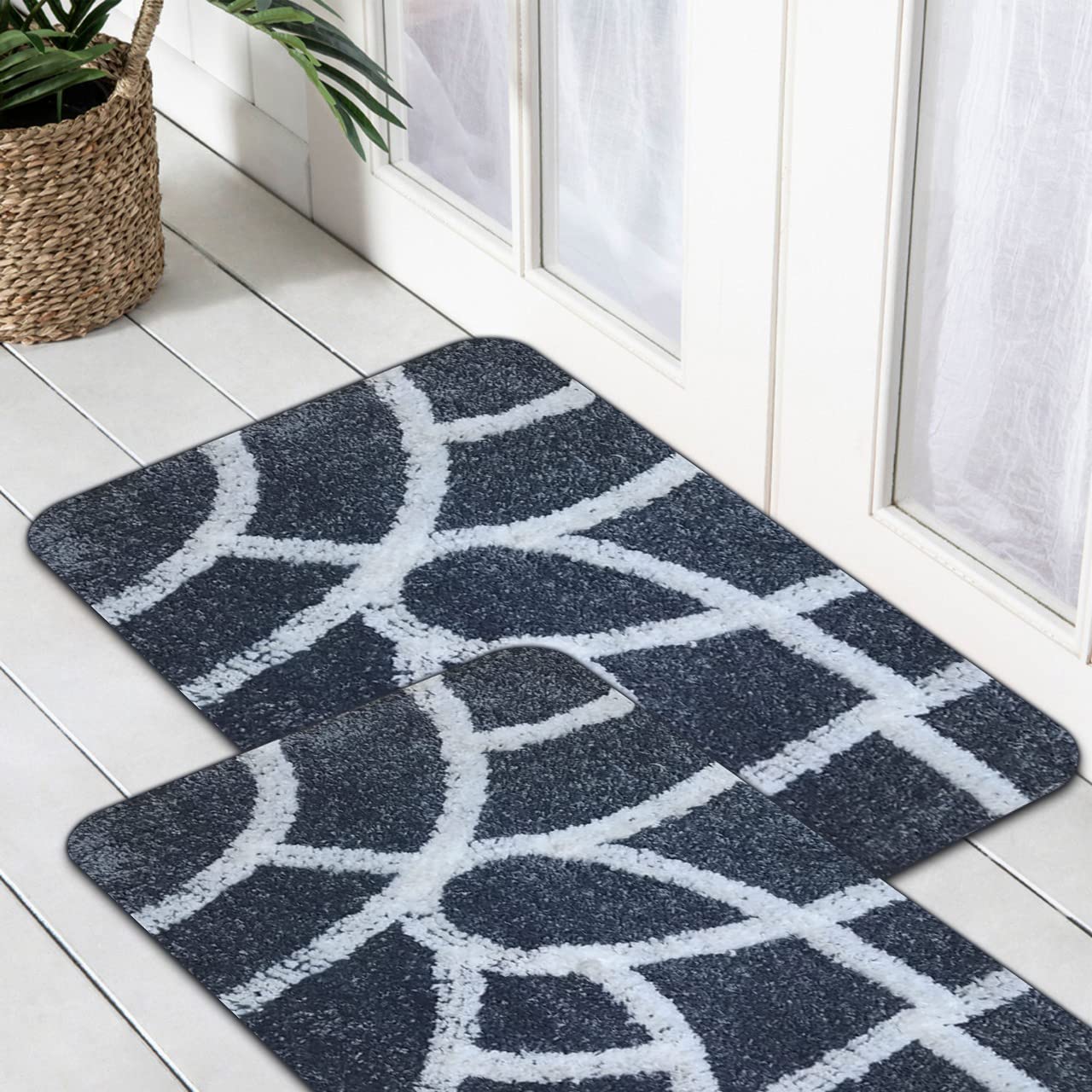 Buy BM Decors Glorious Super Soft Microfiber Water Absorbing Door Mat