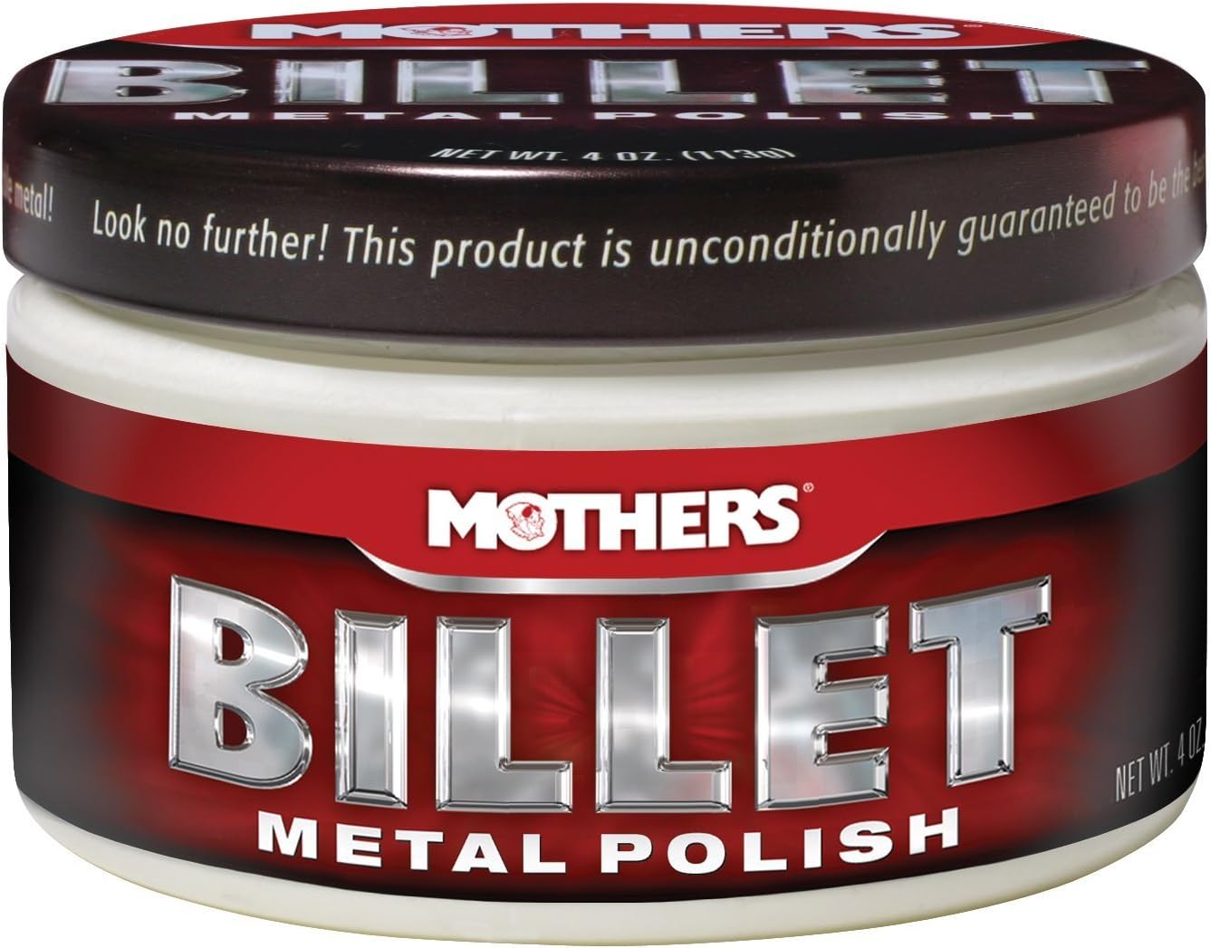Mothers 35106 Billet Metal Polish, 4Ounce, Chrome & Metal Polishes