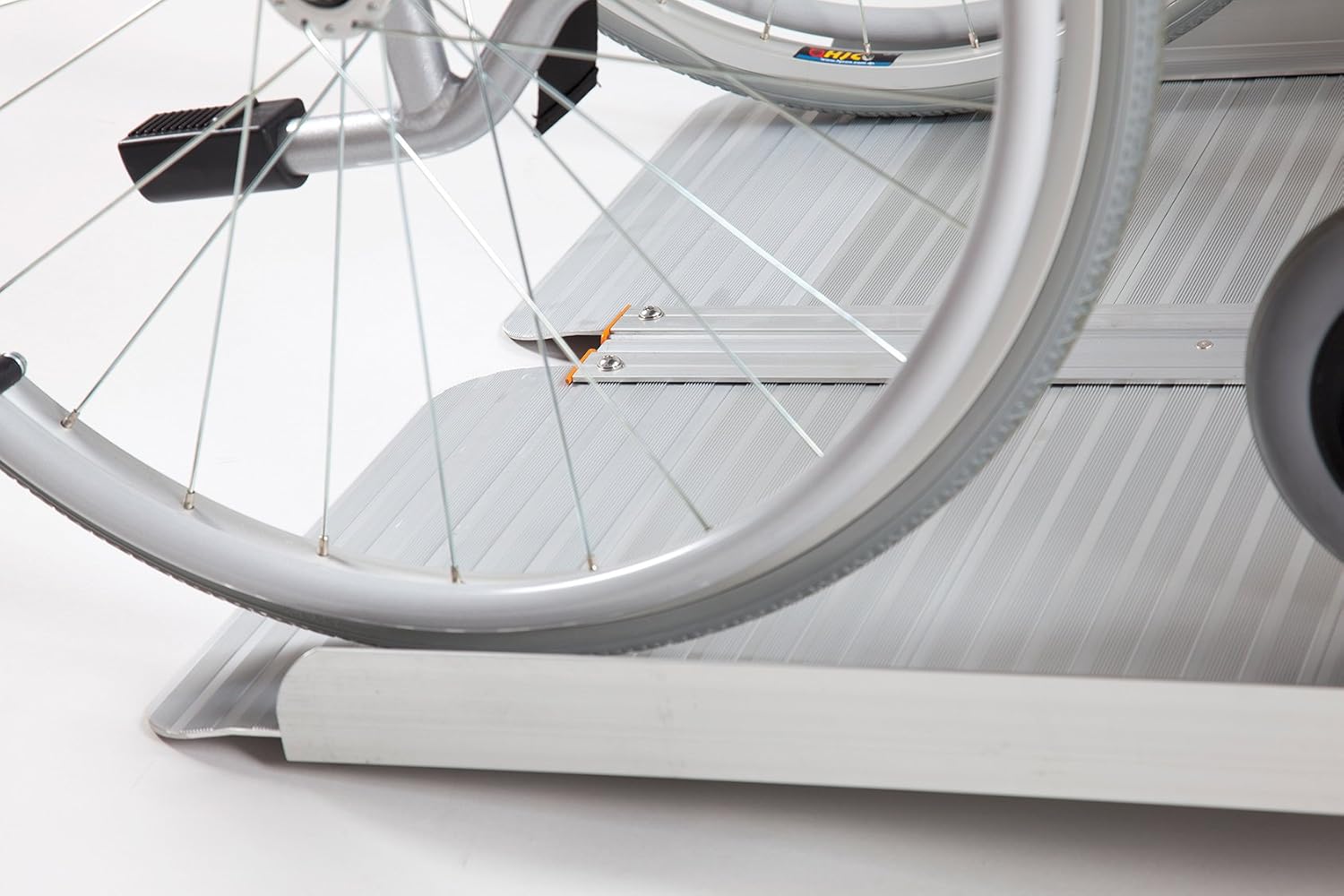 The Ramp People Folding Wheelchair Ramp 2ft - 8ft (3ft/91cm) 300kg Capacity, Anti-Slip Surface, Silver, 3' / 91cm - Image 3