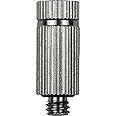 HydroMist Drip-Free Stainless Steel Extreme Series Misting Nozzle for High-Pressure Misting, 1000 PSI, 12-24 UNC Thread, 0.008” Orifice