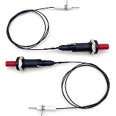 Cut timina Universal LP Propane Natural Push Button Piezo Igniter Kit | Fits Gas Grill,Range,Heater,Stove Spaker Generator Ignition Set (2 Set)