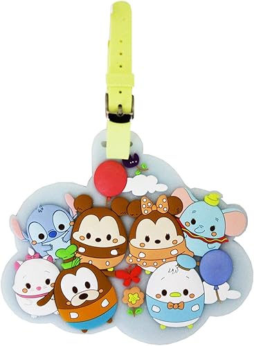 Amazon ディズニー Disney ウフフィ ネームタグ 水色 香港 Hkdl 海外ディズニー限定 Disney ディズニー バッグ用ネームタグ