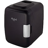 Cooluli Skincare Mini Fridge for Bedroom - Car, Office Desk & Dorm Room - Portable 4L/6 Can Electric Plug In Cooler…