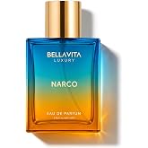 Bellavita Luxury Narco Eau de Parfum | 100 ml (3.4 fl.oz.) | Perfume for Men and Women | Floral, Bergamot, Jasmine, and White Musk Notes | Long Lasting Unisex Fragrance