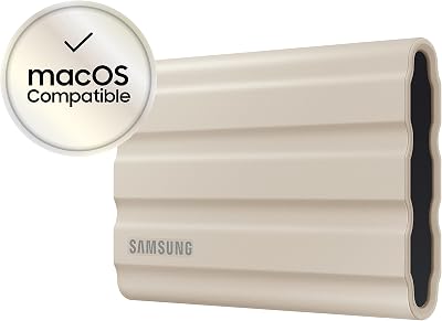 Samsung T7 Shield 1TB Portable SSD USB 3.2 Gen2 IP65 Beige MU-PE1T0K/EU