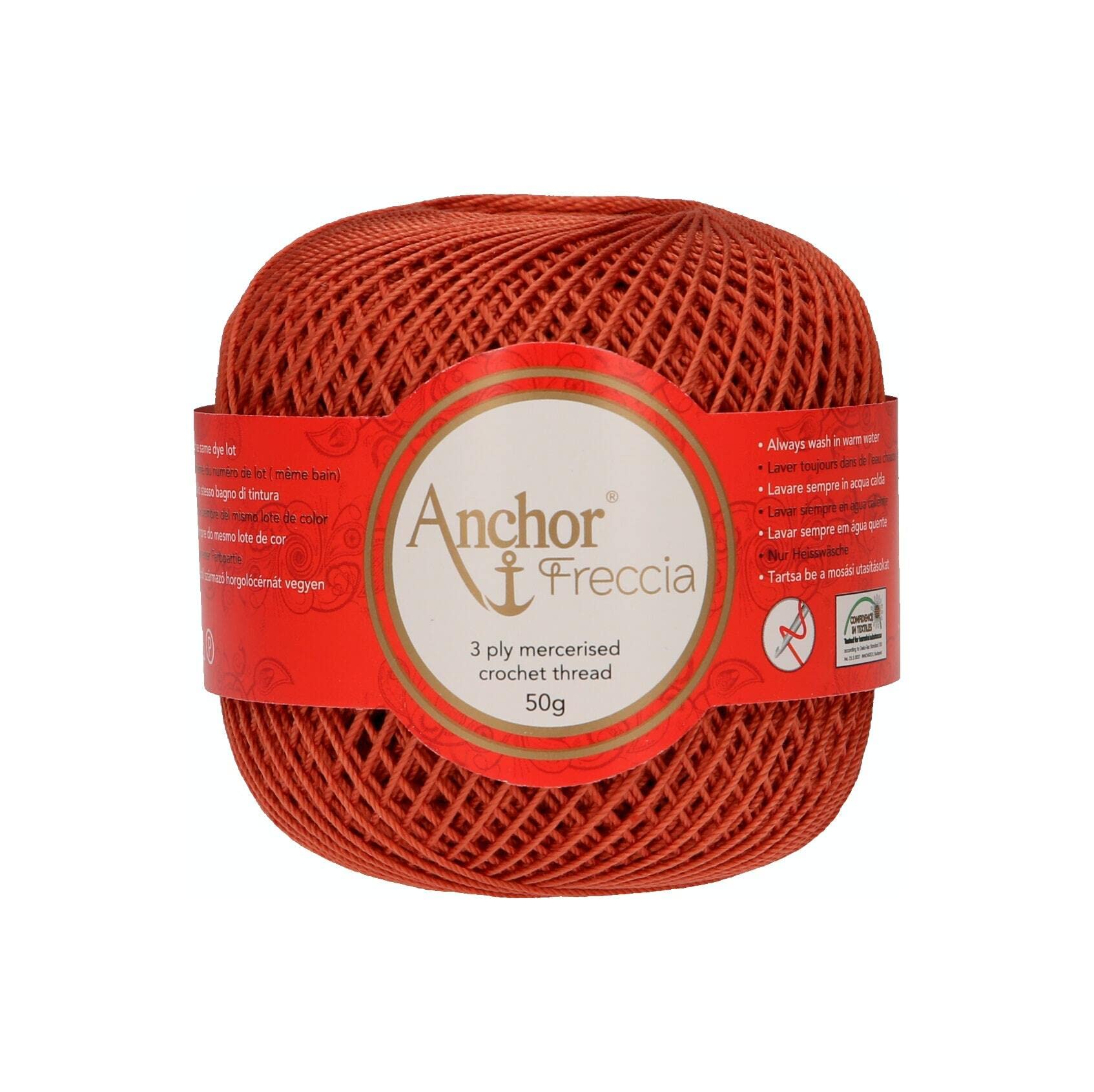 ANCHOR Freccia, Thickness: 6, Packaging: 50G, Running Length: 175M 680 Crochet Threads
