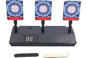 Electric Scoring Target Toy with Automatic Reset, Flash and Sound, LED Score Counter for Kids and Family Game, Indoor Outdoor