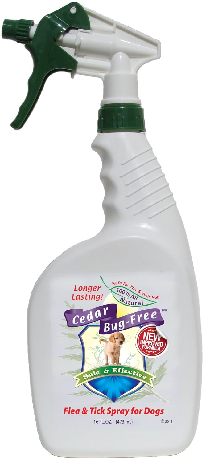 Reviews Cedar BugFree Flea and Tick Spray for Dogs. Kill Fleas and