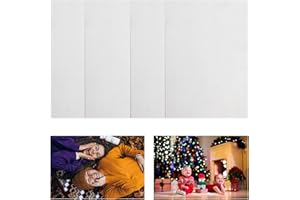 Hiyoo 4pcs Sublimation Photo Blanks 9x12 Inch Metal Sublimation Sign Blanks Aluminum Sublimation Blank DIY Photo Sign Wall Frame Poster for Living Room Bedroom Decor