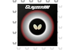 Butterfly Glayzer 09C Table Tennis Rubber | Butterfly Table Tennis Rubber | 1.9 mm or 2.1 mm | Red or Black | 1 Inverted Tabl