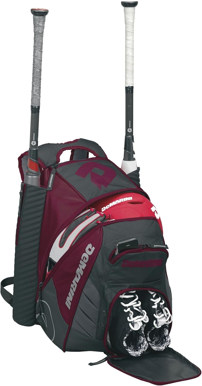 DeMarini WTD9105MA Voodoo Rebirth Backpack, Maroon: Sports & Outdoors