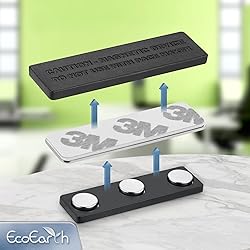 EcoEarth Adhesive Two-Piece Design Name Tag Magnets