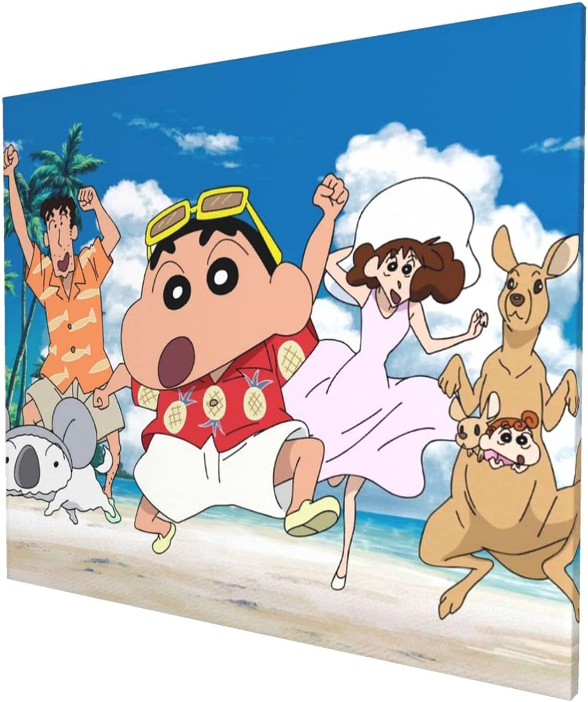 Amazon Co Jp 50 60cm 野原 しんのすけ Jpeg フレームレス 装飾画 高級簡約 客間 玄関 飾りをつける 個性 インテリア 絵 ハイビジョン 写真 壁掛け 横 ホーム キッチン