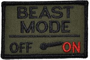 TACTICAL GEAR JUNKIE Beast Mode Activated 2x3 Patch - Olive Drab