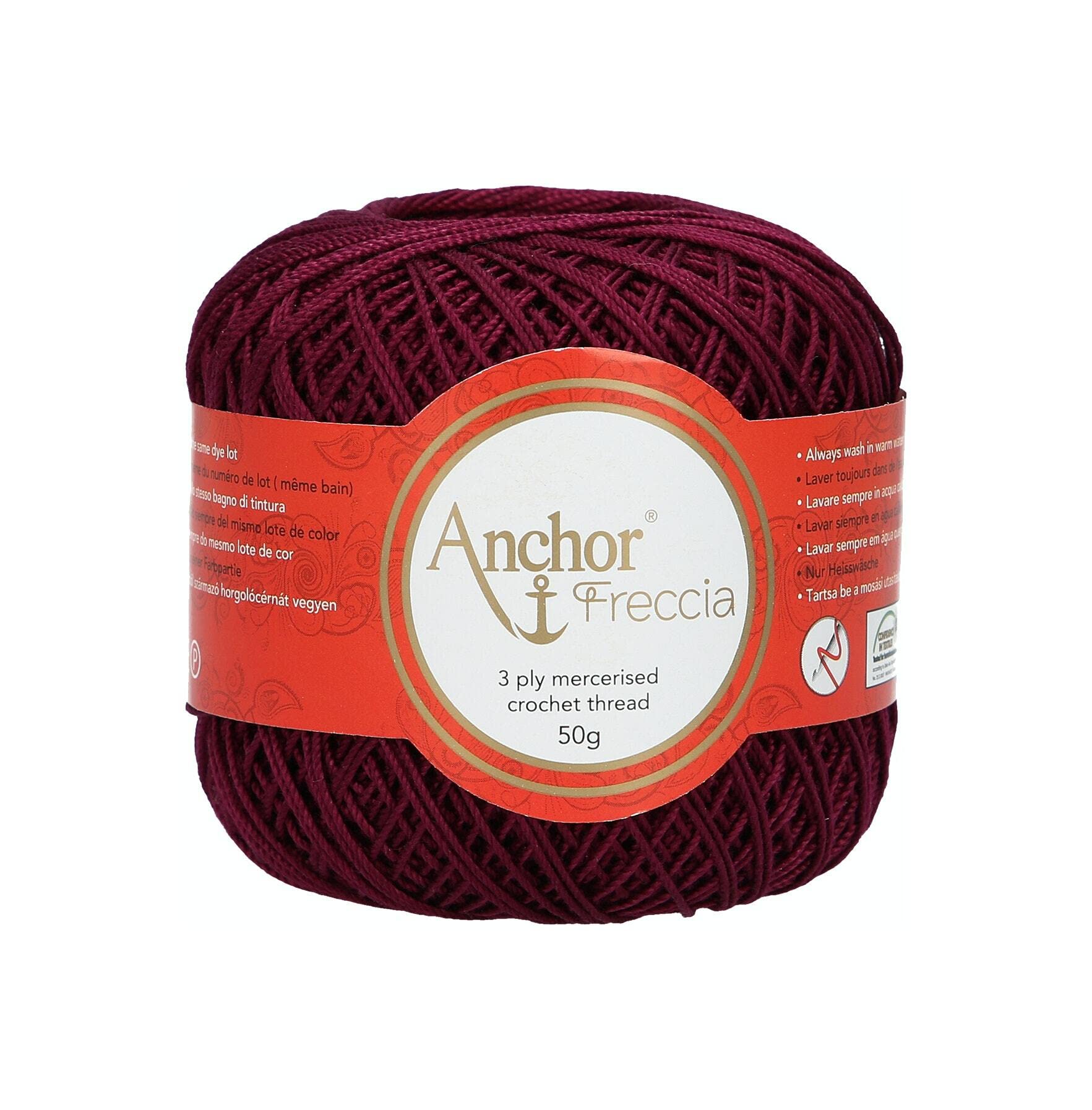 Anchor 4771006 00072 Yarn, Cotton, Red — image 1