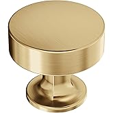 Amerock BP37102CZ | Kitchen Cabinet Knob | Champagne Bronze | Everett | 1-5/16 inch (33mm) Diameter | Cabinet Hardware | Roun