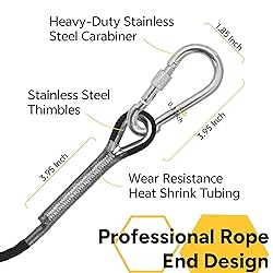WiseRoot 8mm Climbing Rope for Adults: Outdoor