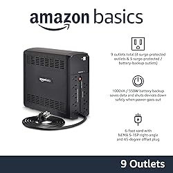 Amazon Basics UPS Battery Backup & Surge Protector