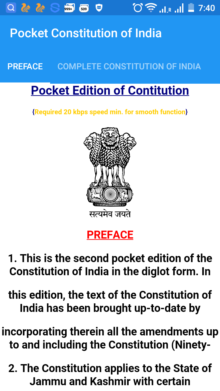 Pocket Constitution of for Android